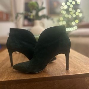 Dark green &other stories booties